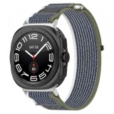 Curea Techsuit W054 pentru Samsung Galaxy Watch Ultra, Verde Gri