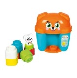 Cumpara ieftin Jucarie educationala Clementoni Soft Clemmy cos - Catelus cu cuburi de constructie moi si lavabile