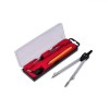 Set Compas Geometrie, Metalic, 5 Piese, Culoare Negru Argintiu