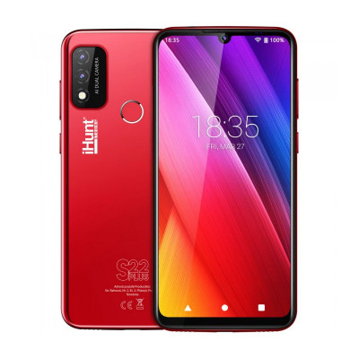 Telefon mobil Smart iHunt S22 Plus, Android 11 GO, ecran IPS 6.1 inch, 16 GB, 2 GB RAM, 13 MP, 4200 mAh, Dual Sim, Red foto