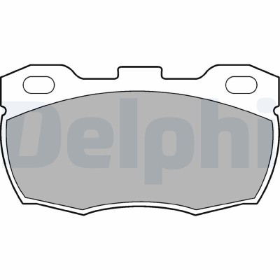 DELPHI LP506 set placute frana,frana disc foto