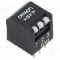 Intrerupator DIP, 2 pozitii, montare THT, 3 sectiuni, OMRON OCB - A6FR-3101
