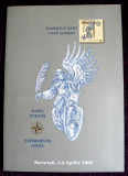 2008 Romania - Summitul NATO Bucuresti, mapa filatelica LP 1798 c, FDC folio aur