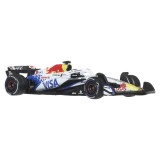 HOT WHEELS PREMIUM REAL RIDERS FORMULA 1 2024 MASINUTA METALICA VISA CASH APP RACING BULLS FORMULA ONE TEAM SCARA 1 LA 64
