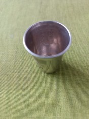 Pahar de vodca rusesc antic din argint masiv 12,4 gr