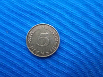 5 PFENNIG 1968 foto