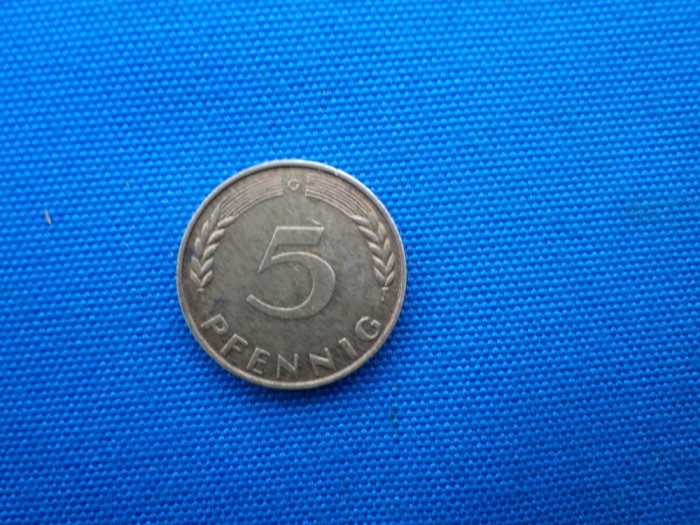 5 PFENNIG 1968