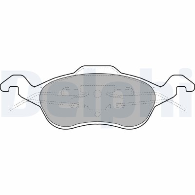DELPHI LP1315 set placute frana,frana disc foto