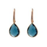 Cumpara ieftin Cercei Roua din cuarț albastru safir, or1813