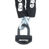 Lanț anti-furt cu lacăt Boss OXFORD colour black 2000mm mandrel 12,7mm chain link 12mm