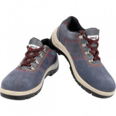 Pantofi de lucru Parena S1P, marime 43, gri, piele caprioara