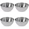 Set boluri, 4 piese, 1.8 l, Metal, Argintiu