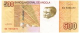 Angola 500 Kwanzas 2012 P-155 seria KX8304572