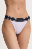 Cumpara ieftin Tommy Jeans tanga culoarea violet, UW0UW05122