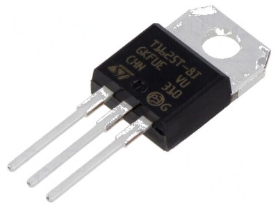 Triac 800V 16A TO220AB - Component Electronic pentru Controlul Puterii, Igt: 25mA, Ifsm: 126A foto