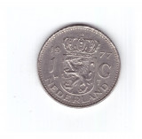 Moneda Olanda 1 gulden 1977, stare foarte buna, curata, Europa, Nichel