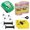 Pachet de bază gard electric 1500 m, 4,5&nbsp;Joule, pentru animale domestice