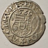 Ungaria 1 Denar Argint 1560, Ferdinand I KB. Moneda Argint, Numismatica