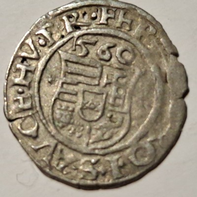 Ungaria 1 denar 1560 KB argint Ferdinand l foto