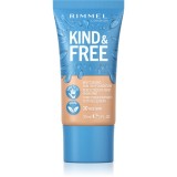 Rimmel Kind &amp; Free Moisturising Skin Tint machiaj ușor de hidratare culoare 10 Rose Ivory 30 ml