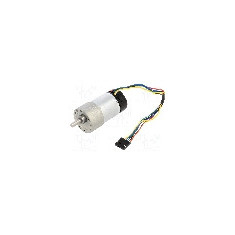 Motor DC, 6...12V DC, 5.5A, 540rot./min, POLOLU, 19:1 METAL GEARMOTOR 37DX68L 64 CPR