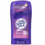 Deodorant Stick Gel Lady Speed Stick 24/7 Breath of Freshness, 65 g, Protectie 48 h, Deodorant Gel Femei Deodorant Lady Speed Stick, Antiperspirant Fe