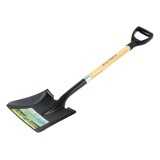 Lopata din otel 282x238 mm cu coada din lemn 1050 mm, Micul Fermier