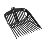 Furcă pentru gunoi de grajd, negru, 37 &times; 43&nbsp;cm