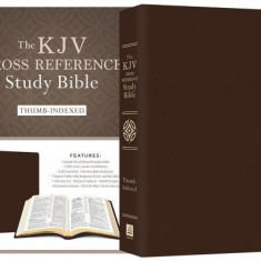 KJV Cross Reference Study Bible Indexed [Bonded Leather Brown]