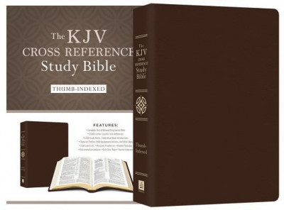 KJV Cross Reference Study Bible Indexed [Bonded Leather Brown] foto