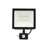 Proiector led 50W, 4500lm, 6400K, IP44 alimentare 220V-240V cu senzor de miscare Breckner Germany