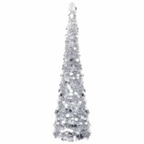 Pomi de Craciun artificiali PET Silver