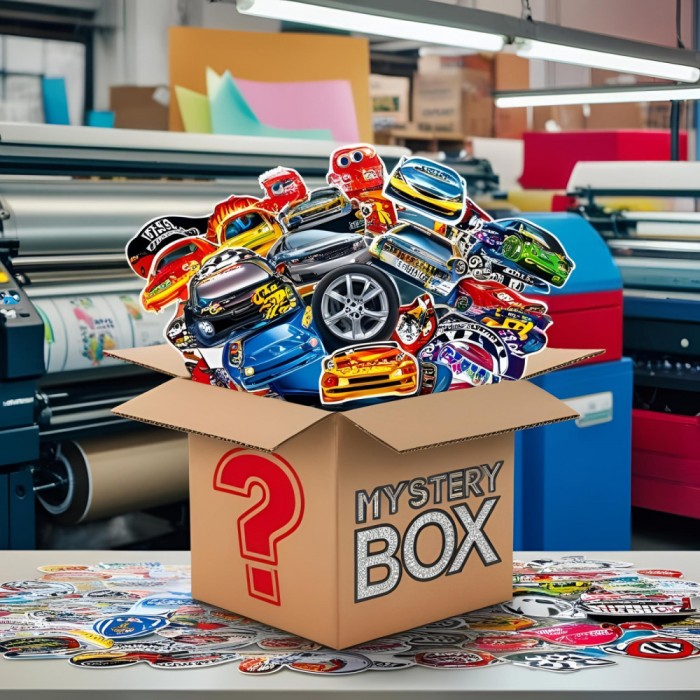 Mistery Box Stickere Auto