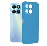 Cumpara ieftin Husa Honor X6a Silicon Albastru Slim Mat cu Microfibra SoftEdge, Techsuit