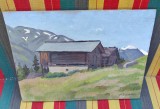 Tablou Semnat M. Duperthuis, Peisaj Montan, Ulei pe Placaj, 16.5x21.5cm, Pictor Cotat
