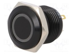 Comutator anti-vandalism ONPOW Poz: 2 SPST-NO 2A/36VDC IP65 albă