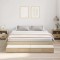 vidaXL Cadru de pat cu depozitare Stejar Sonoma 236.5 x 180 x 31.5 cm