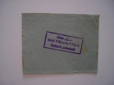 Plic cu subiect examen matematica cls. a IV-a RPR (fara stea) foto