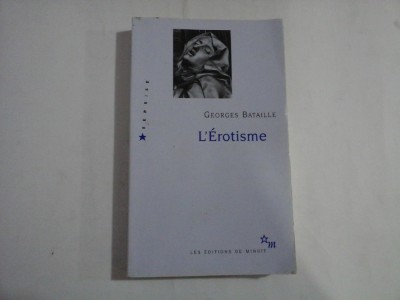 L&amp;#039; EROTISME - Georges BATAILLE foto