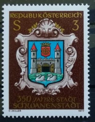 BC155, Austria, lot 12 serii insemne heralice, arhotectura, orase, etc (12 poze) foto
