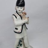 Nica si pupaza din tei - Bibelou (RAR) portelan romanesc vechi, vintage