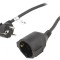 Prelungitor alimentare negru 5m 10A