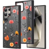 Hus&Auml; pentru samsung galaxy s25 ultra, flower 15, protec&Egrave;ie camer&Auml;, anti&Egrave;oc, design slim, negru
