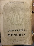 1946 Concert simfonic Jehudi Menuhin dirijata de George Enescu Societatea Romana de radiodifuziune