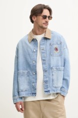 Tommy Jeans geacă din denim de tranzitie, oversize, DM0DM21049