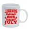Cana alba personalizata Legend are born in july, 77, INOVATIX&reg;. 330ml