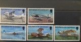 PC190 - Guernsey 1973 Avioane/ Aeroplane, serie MNH, 5v, Nestampilat