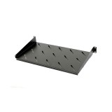 Raft fix 19&amp;quot;, 1U, 300mm, fixare fata in 2 puncte, sarcina 30kg, culoare neagra RAL 9005 - DATEUP NewTechnology Media