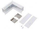 Conector 90&deg; Alb Aluminiu VARIO30-05