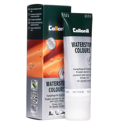 Crema de pantofi cu ulei de migdale Collonil Waterstop Colours, 75 ml, multicolour foto